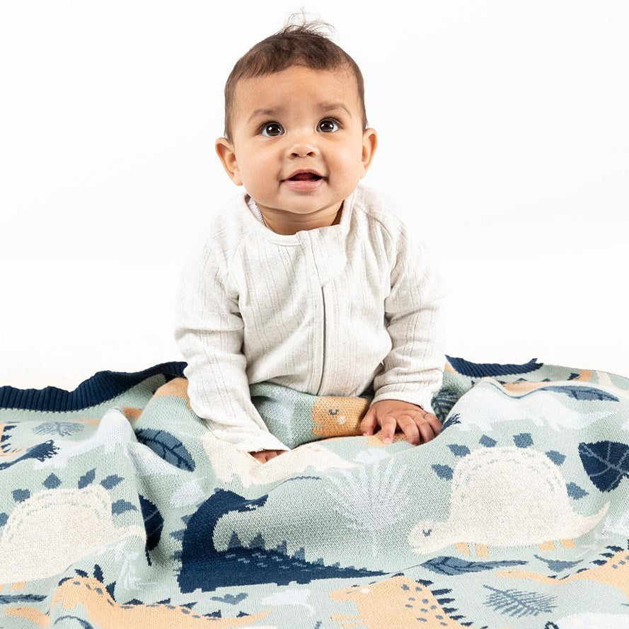 Indus Design Baby Blanket Dinosaur Monsterthreads