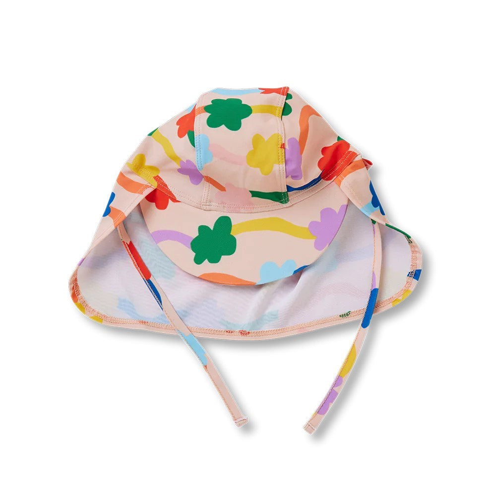 Halcyon Nights Baby Swim Hat Flower Flow Monsterthreads