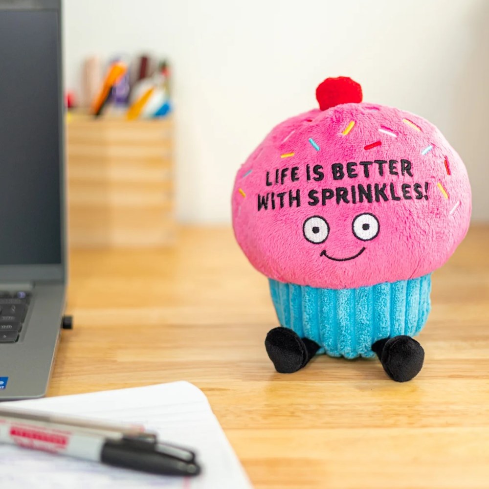 Punchkins Plush Cupcake "Life is Better with Sprinkles!" Monsterthreads