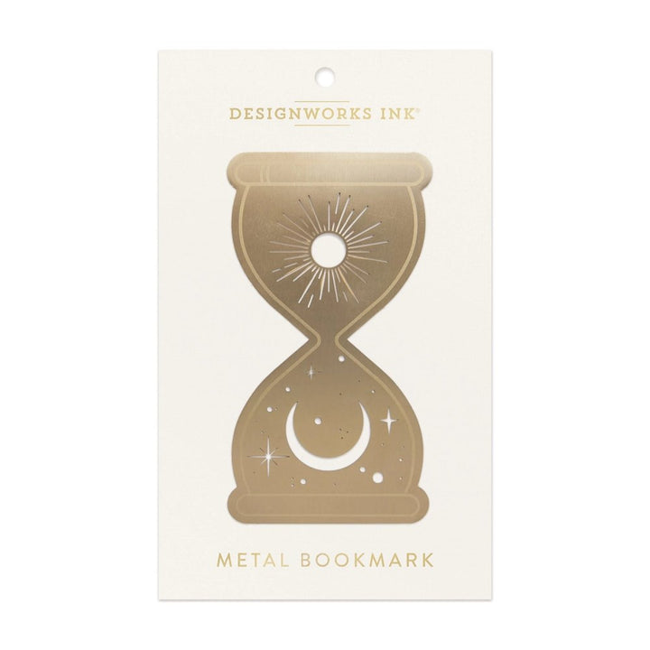 DesignWorks Ink: Metal Bookmark Hourglass