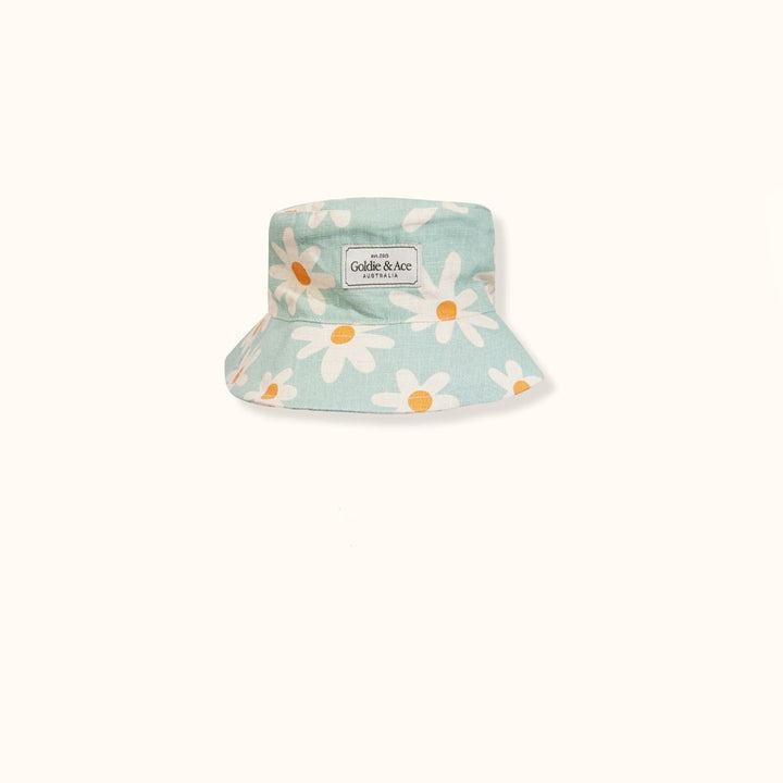 Goldie + Ace: Goldie Linen Bucket Hat Toddler Ditzy Daisy