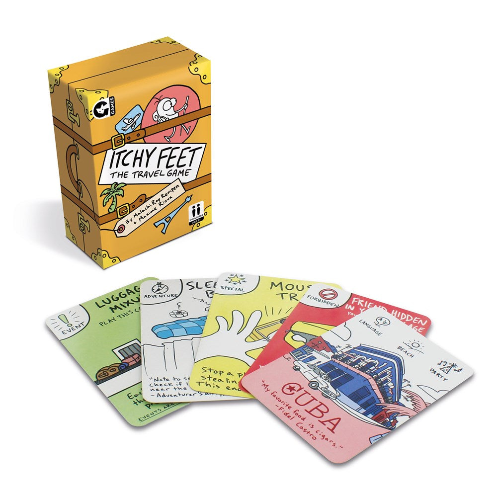 Ginger Fox Itchy Feet Travel Card Game Monsterthreads