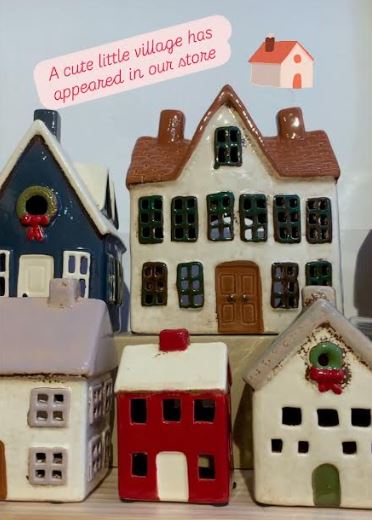 Ceramic Tea Light Houses