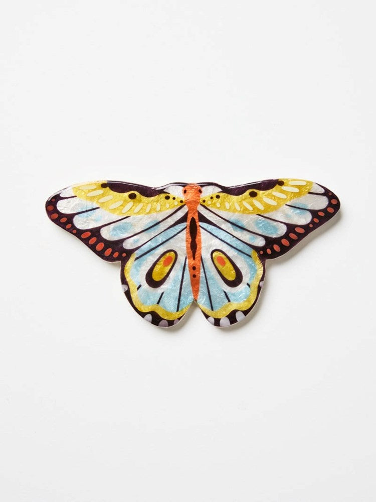 Jones & Co: Canopy Butterfly Yellow Wall Art