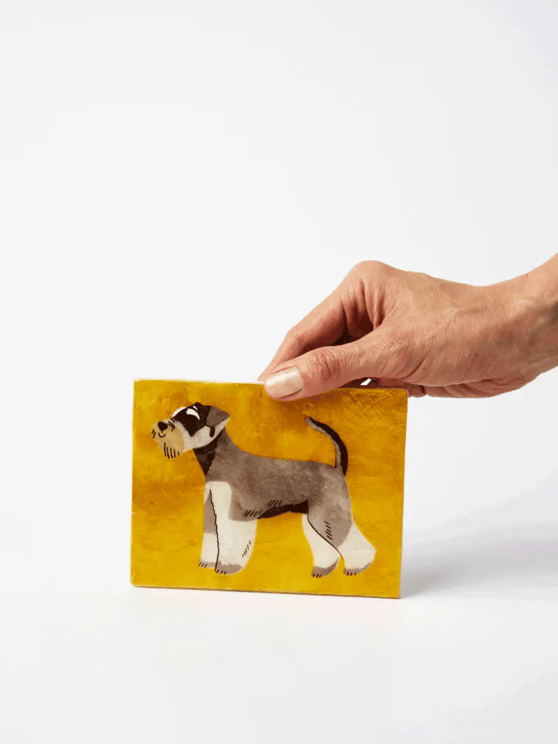 Jones & Co: Pup Schnauzer Tile