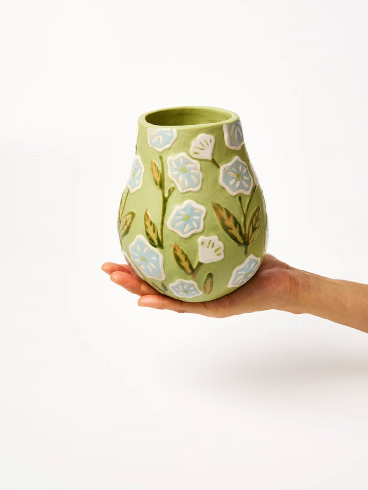 Jones & Co: Juniper Vase Green