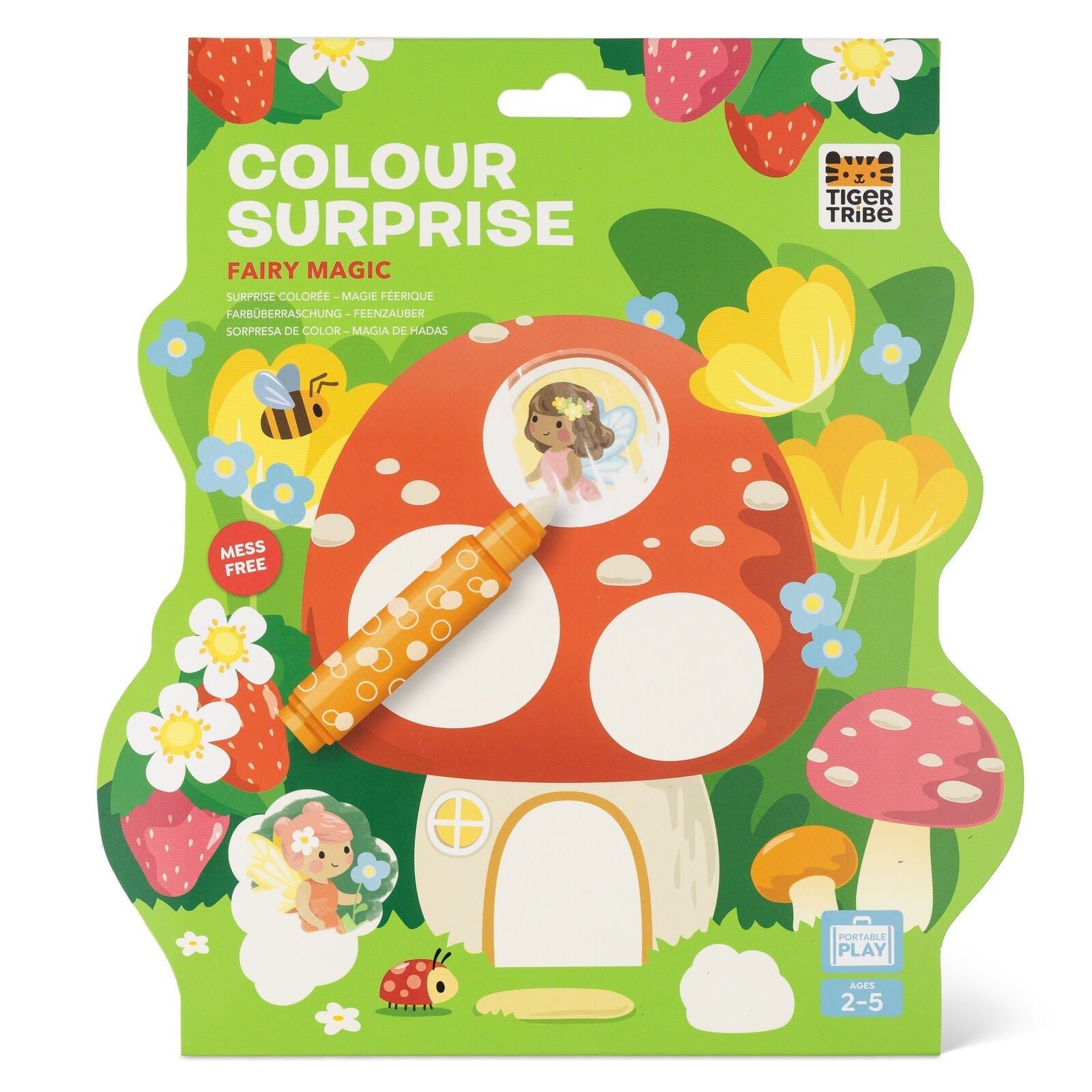 Tiger Tribe Colour Surprise Mess-Free Activity Set - Fairy Magic