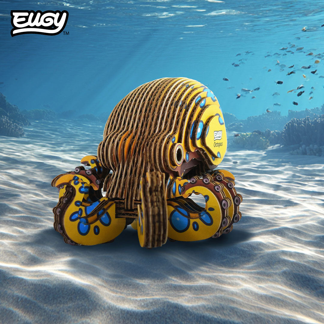 EUGY Octopus 3D Paper Puzzle