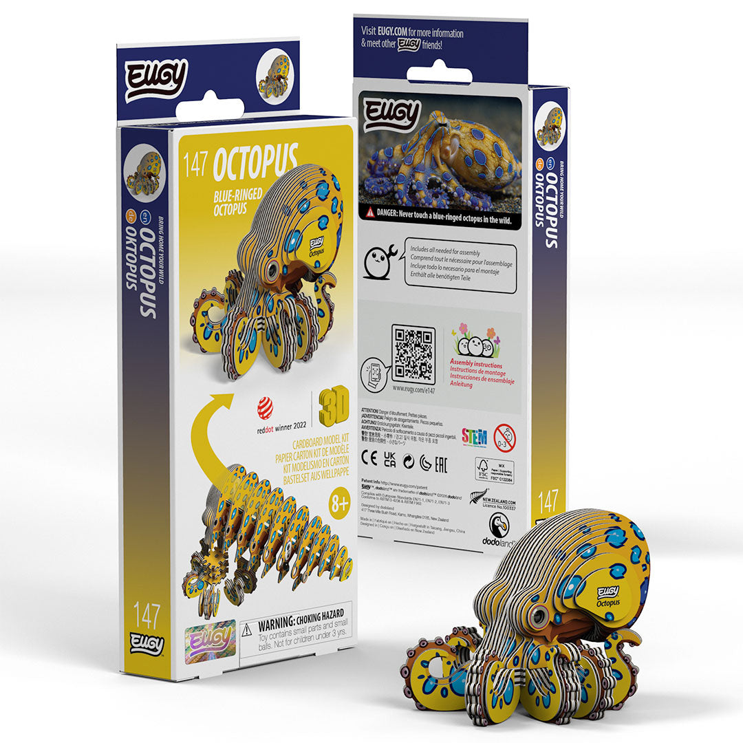 EUGY Octopus 3D Paper Puzzle