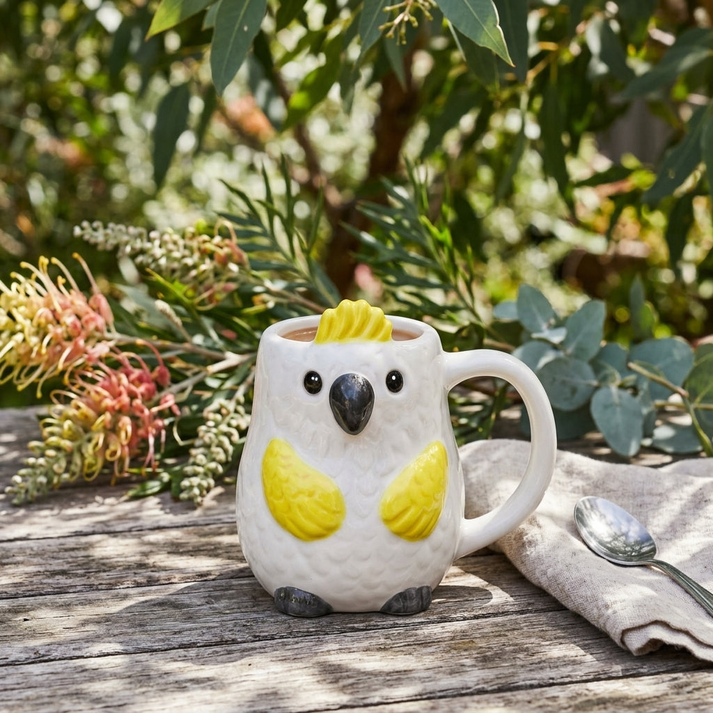 AI creative — Cockatoo Mug White 10cm