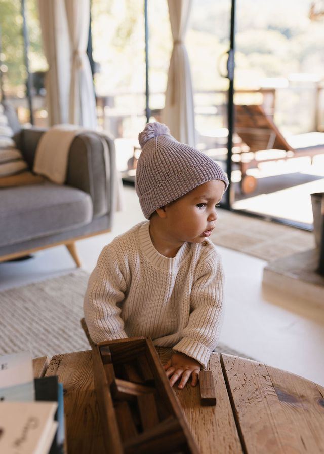 Acorn kids: Stargaze Beanie Lavender Speckle