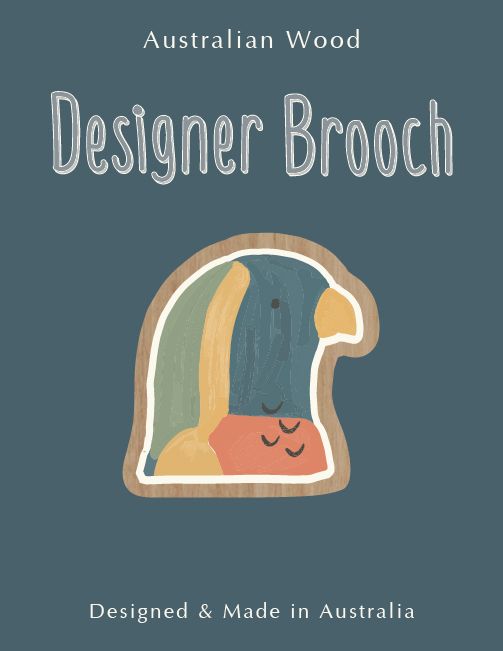 Rosella Brooch