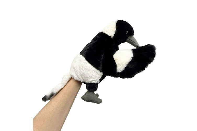 Eco Magpie Puppet  25CM