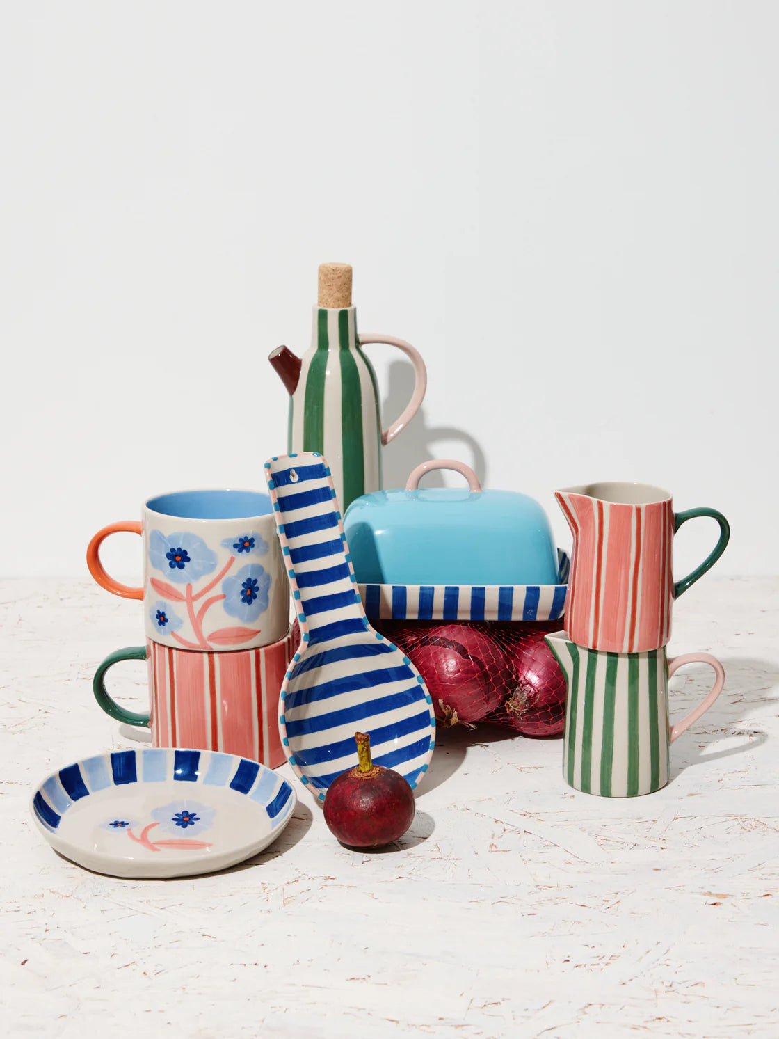 Jones & Co: Bloomie Green Milk Jug