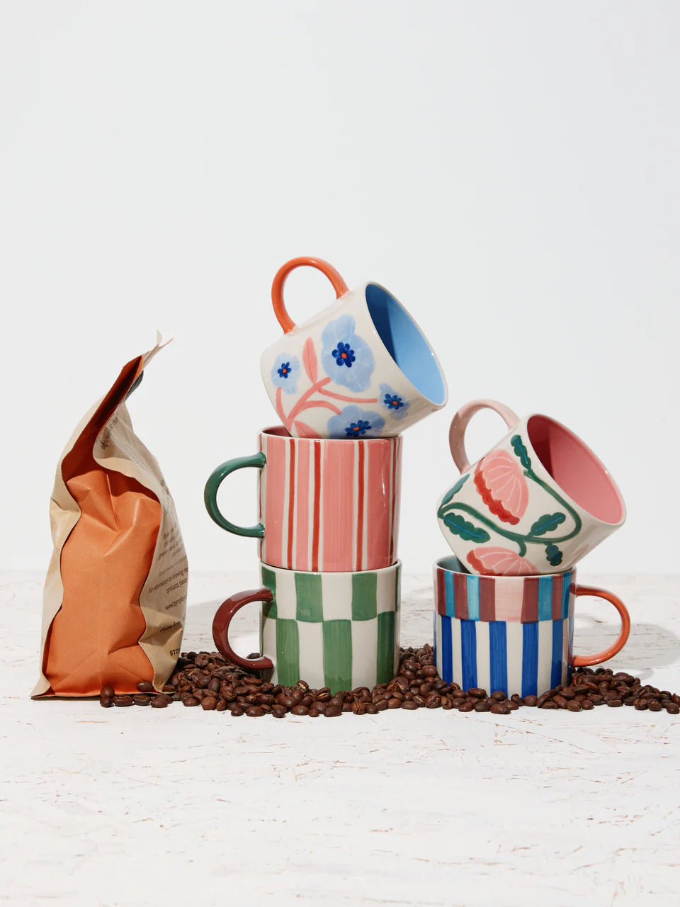 Jones & Co: Bloomie Blue Flower Mug