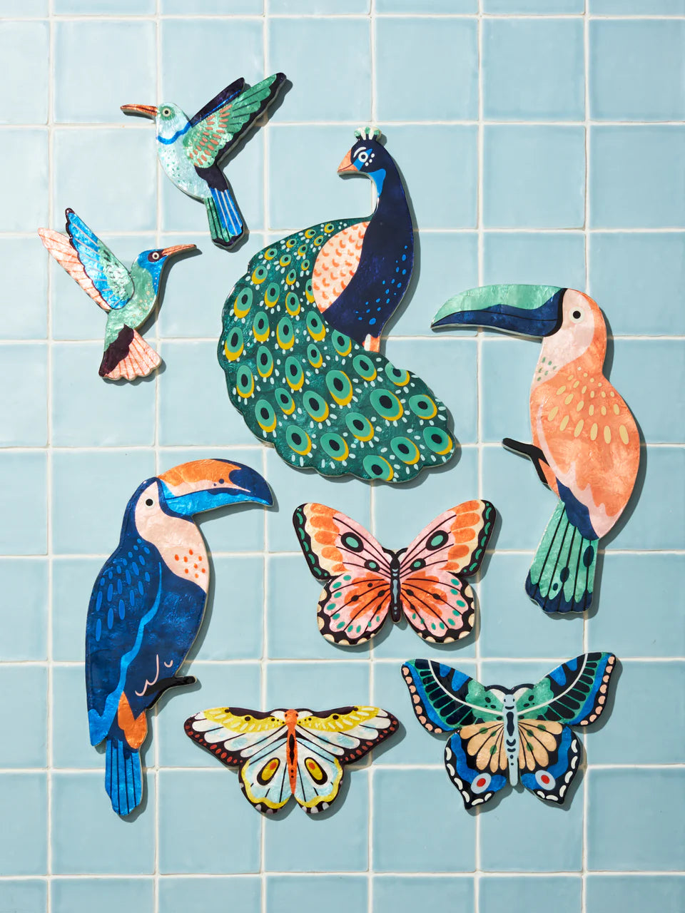 Jones & Co: Canopy Toucan Navy Wall Art