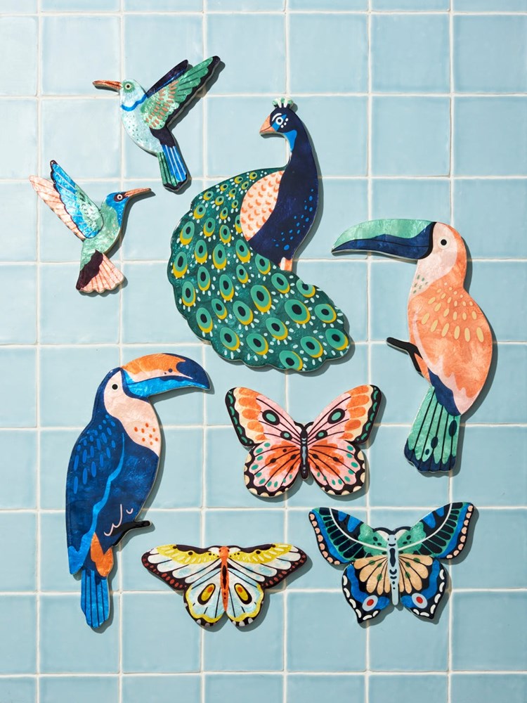 Jones & Co: Canopy Peacock Wall Art