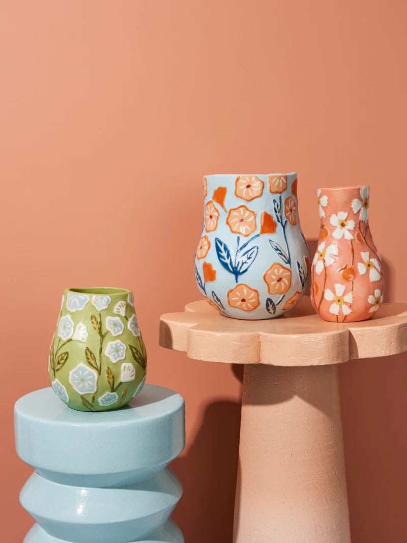 Jones & Co: Juniper Vase Peach