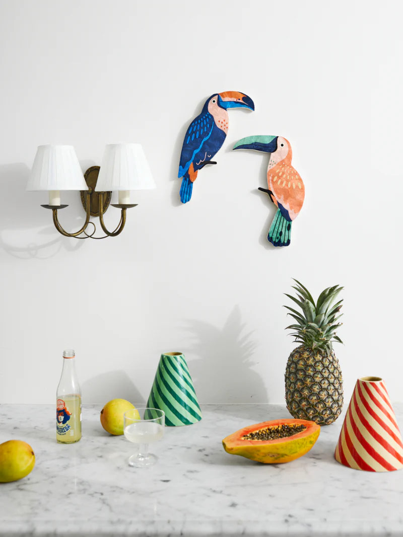 Jones & Co: Canopy Toucan Peach Wall Art