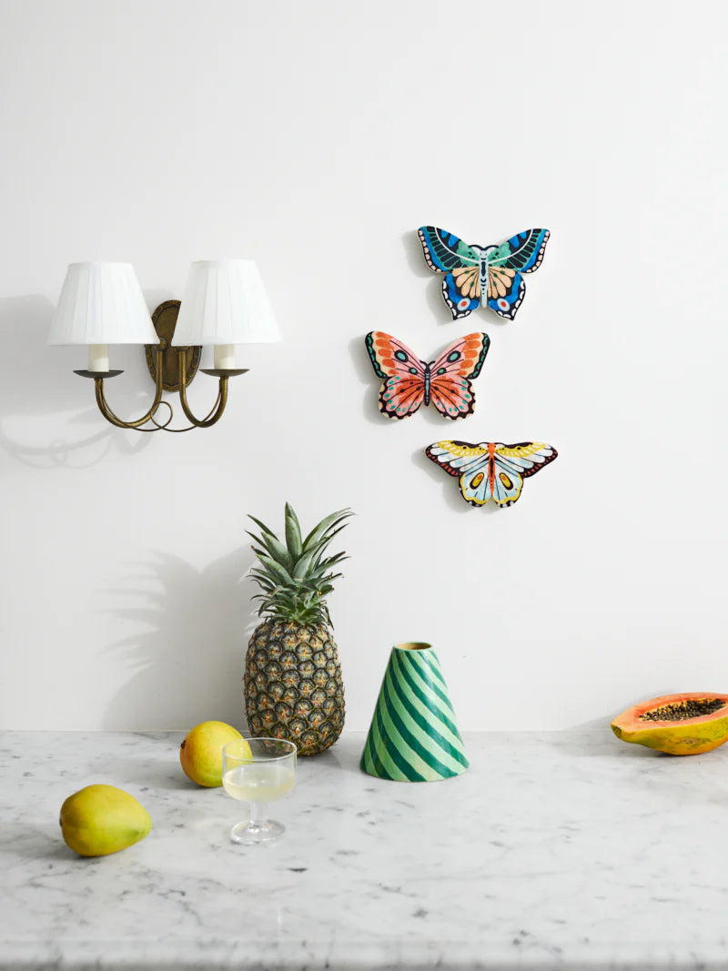 Jones & Co: Canopy Butterfly Yellow Wall Art
