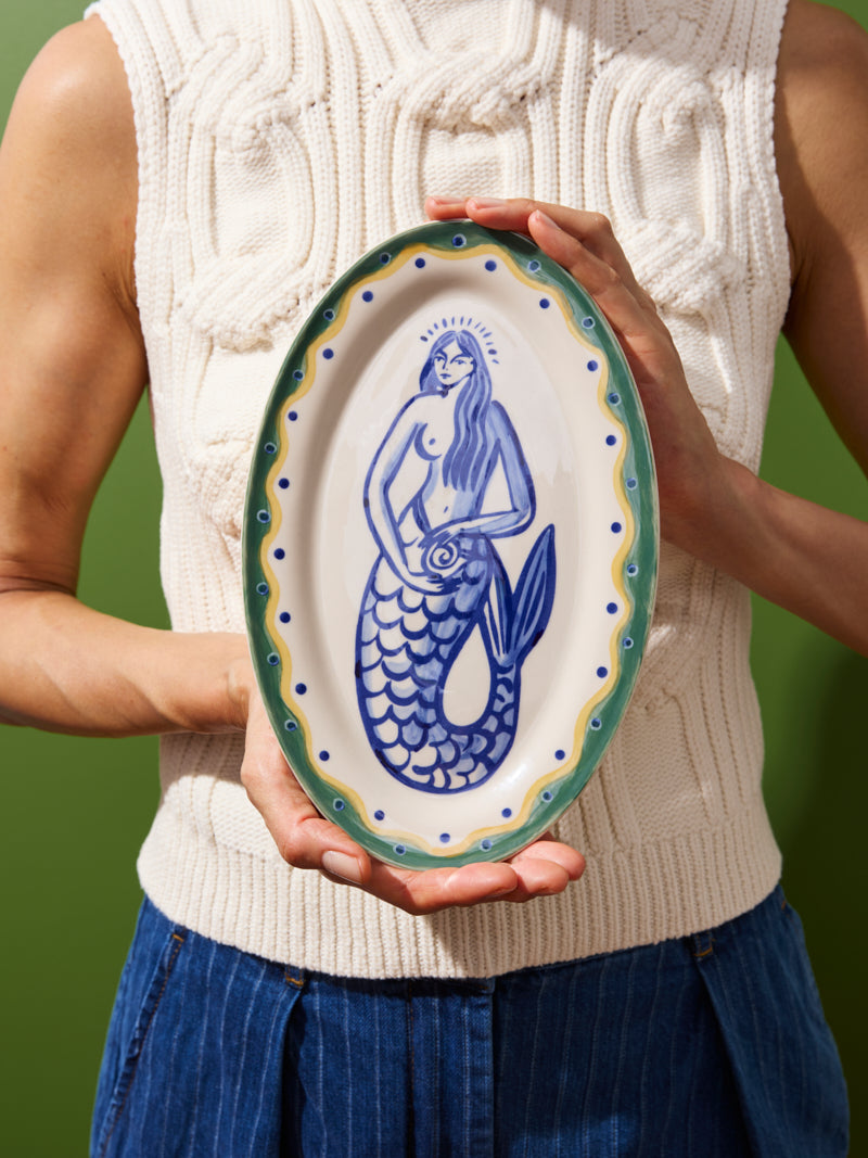 Jones & Co Piccolo Vita Plate - Mermaid