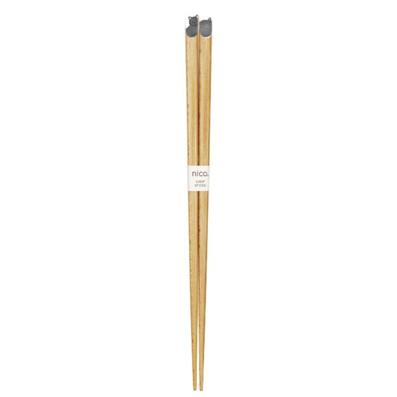 Tanaka Hashiten Chopsticks - Black Cat