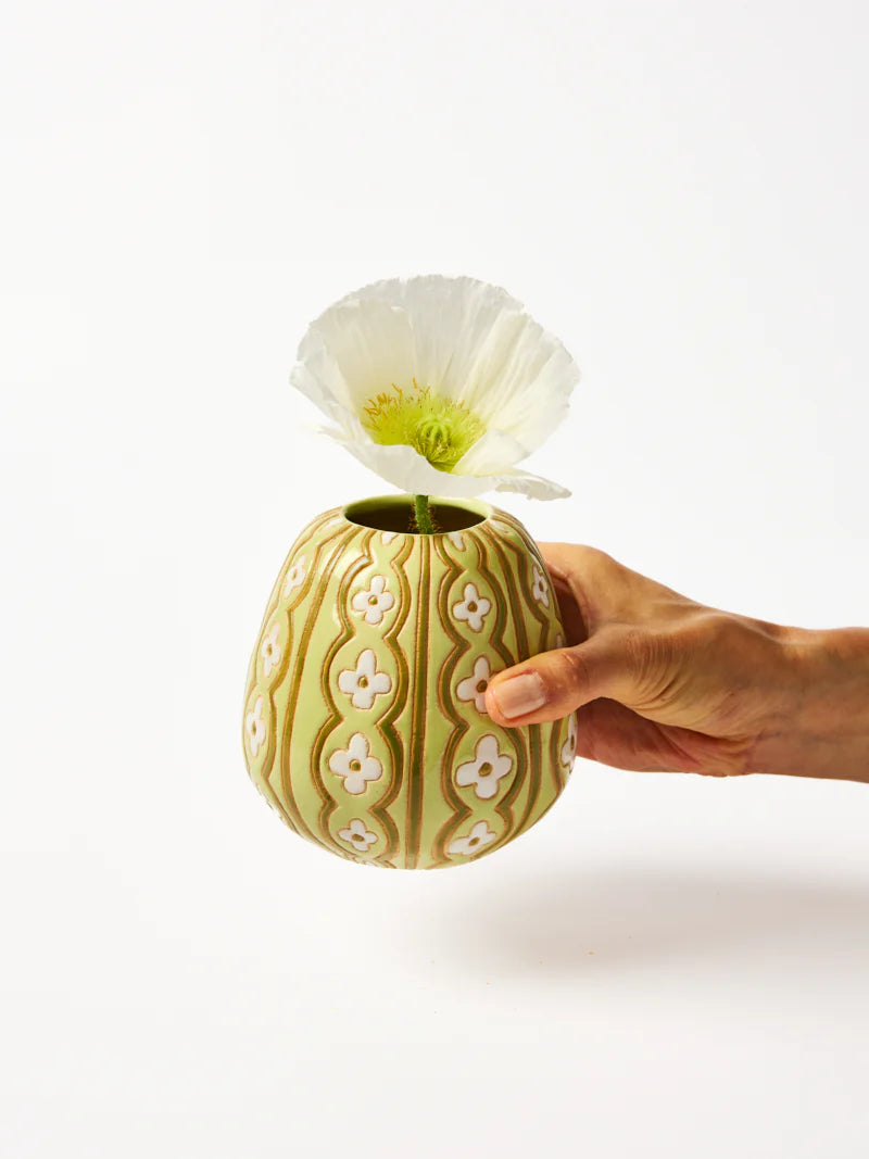 Jones & Co: Pollen Vase Vintage Green