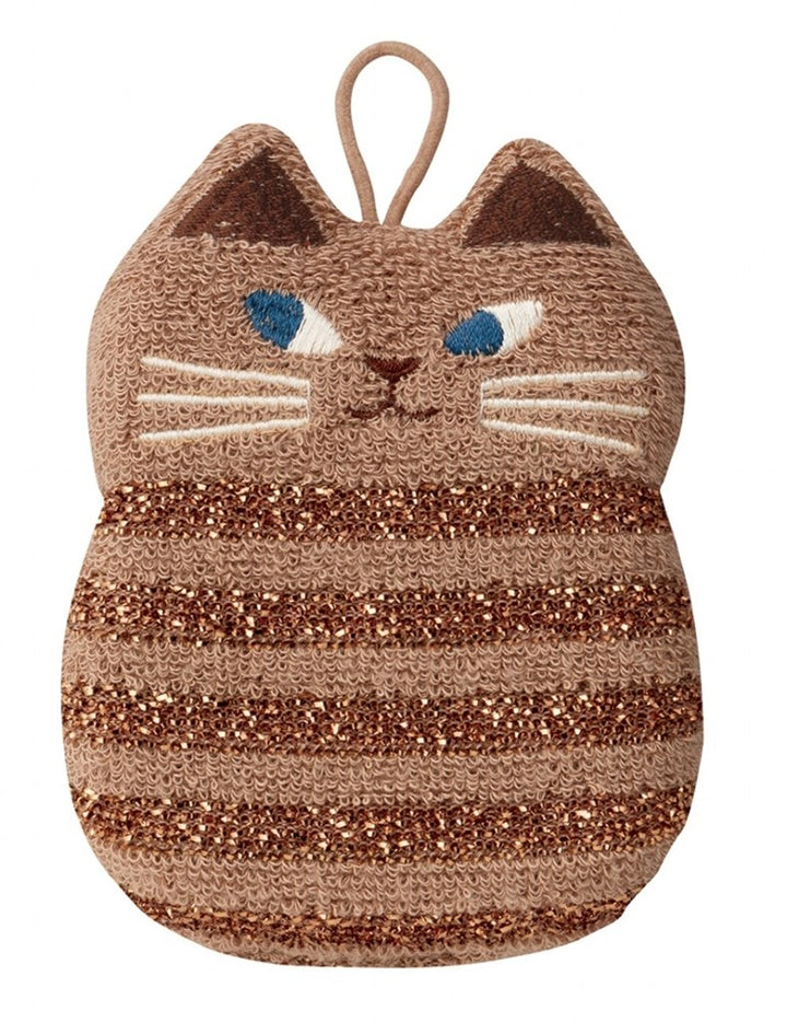 Decole: Sparkly Sponge Cat Brown