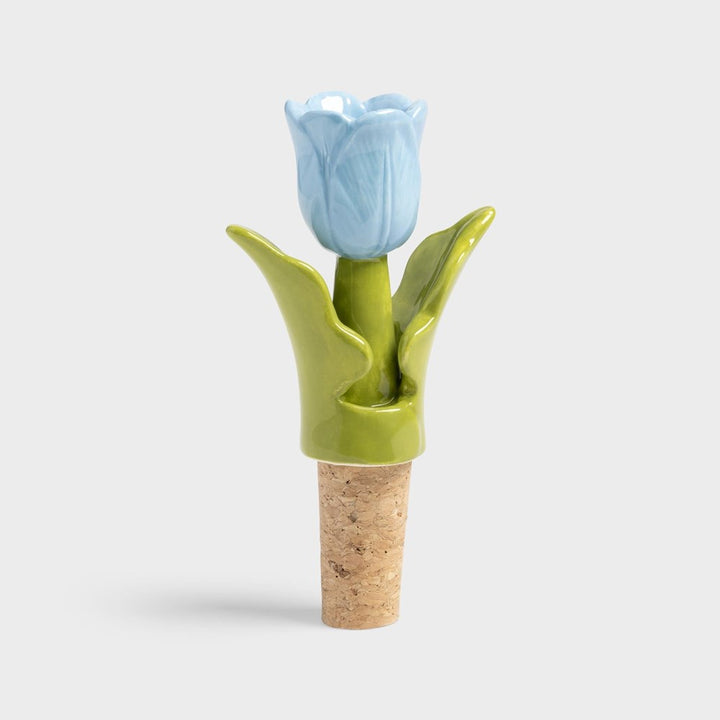 &klevering: Bottle stopper tulip Blue