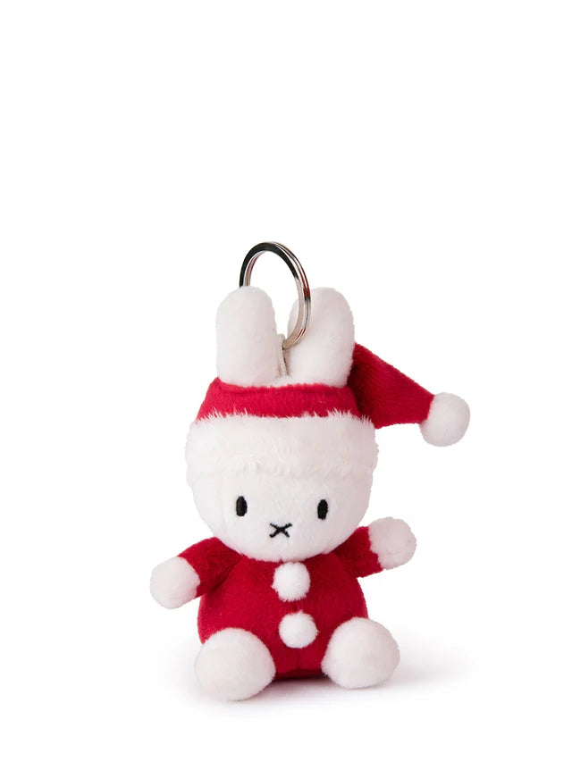Bon Ton Toys: Miffy Santa Keychain - 10 cm - 4"