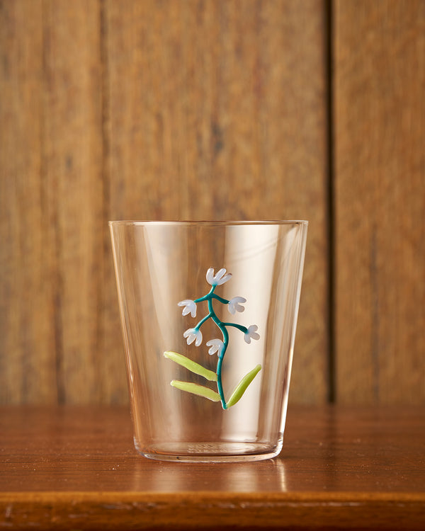 Robert Gordon Botanical Icons Glass Tumbler - Blue Bell