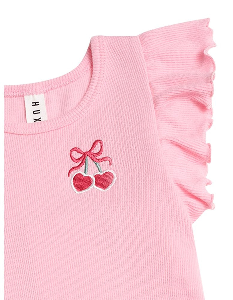 Huxbaby: Cherry Pie Rib Tulle Dress