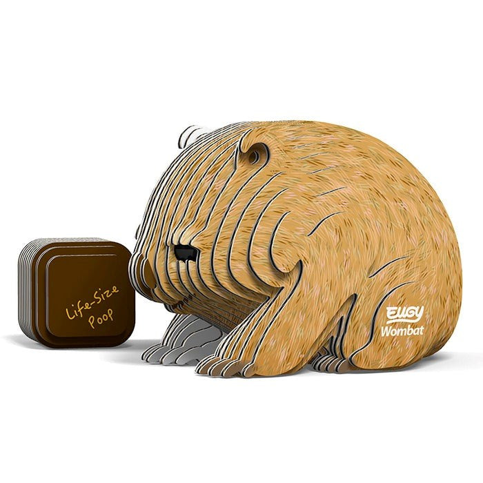 Eugy 3D Paper Model: Wombat