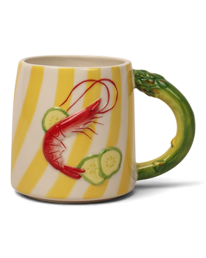 Seaview Stoneware Asparagus Mug