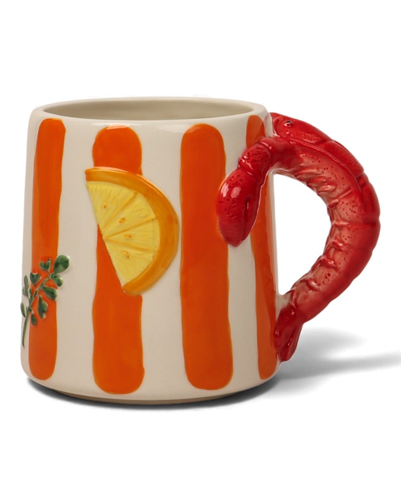 Seaview Stoneware Lobster Mug