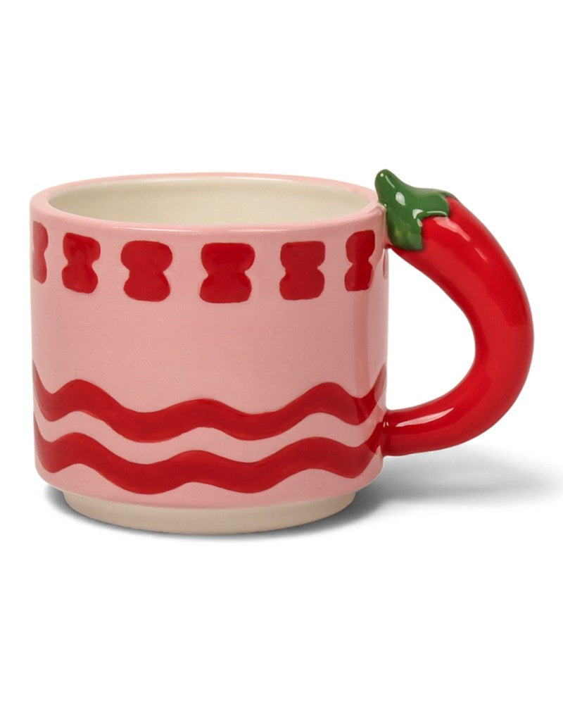 Seaview Stoneware Hot Chilli Mug