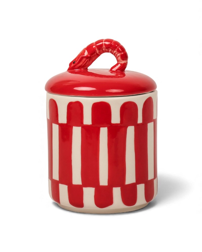 Seaview Stoneware Prawn Canister