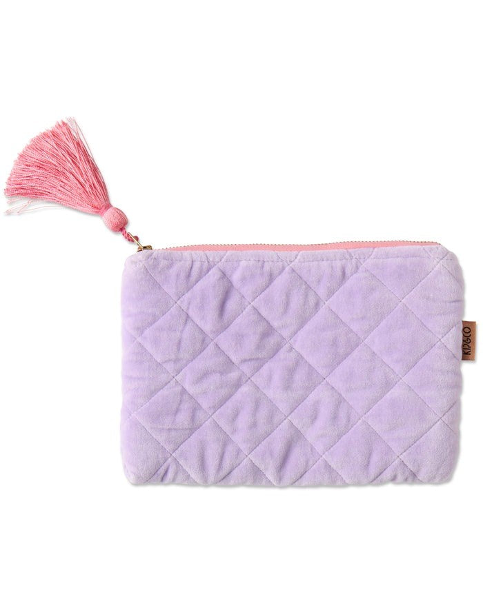 Kip & Co: Lilac Velvet Cosmetics Purse