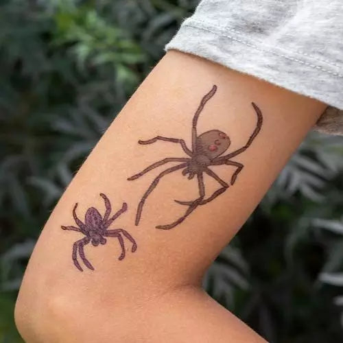 Rex Locdon: Temporary tattoos Spiders