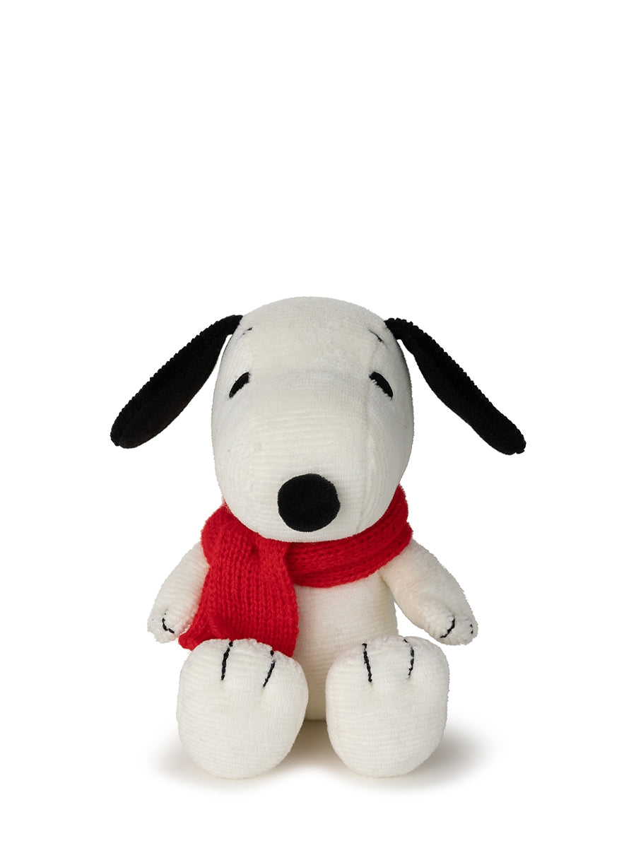 Bon Ton Toys Snoopy Sitting With Scarf Plush - 17cm