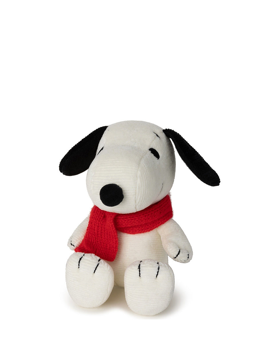 Bon Ton Toys Snoopy Sitting With Scarf Plush - 17cm