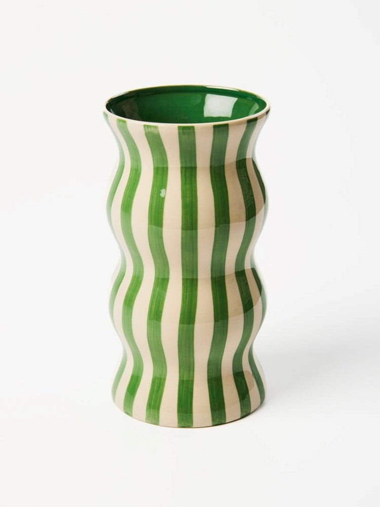 Jones & Co: Palma Green Strip Vase