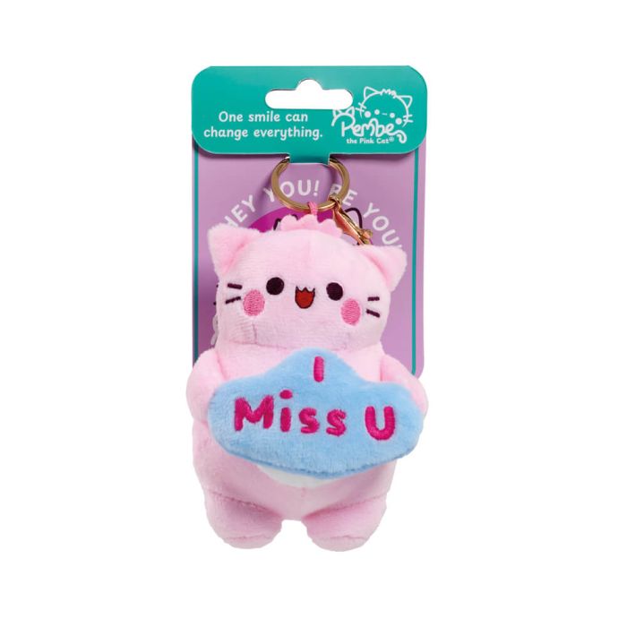 Pembe I Miss You Keyring