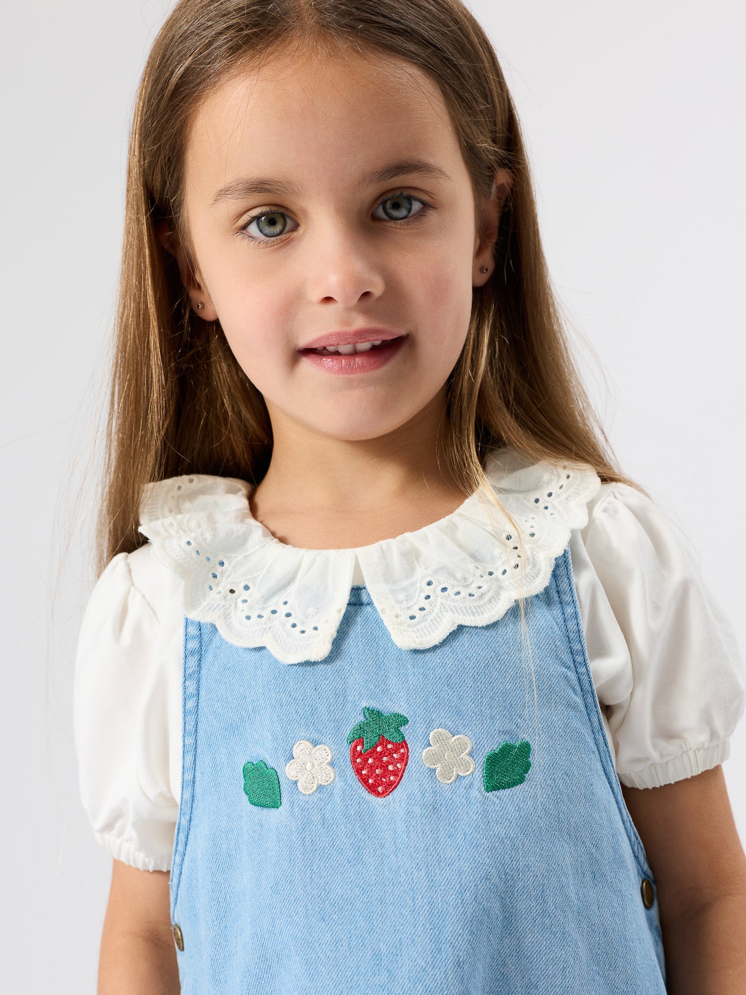 Wild Strawberry Pinafore Dress