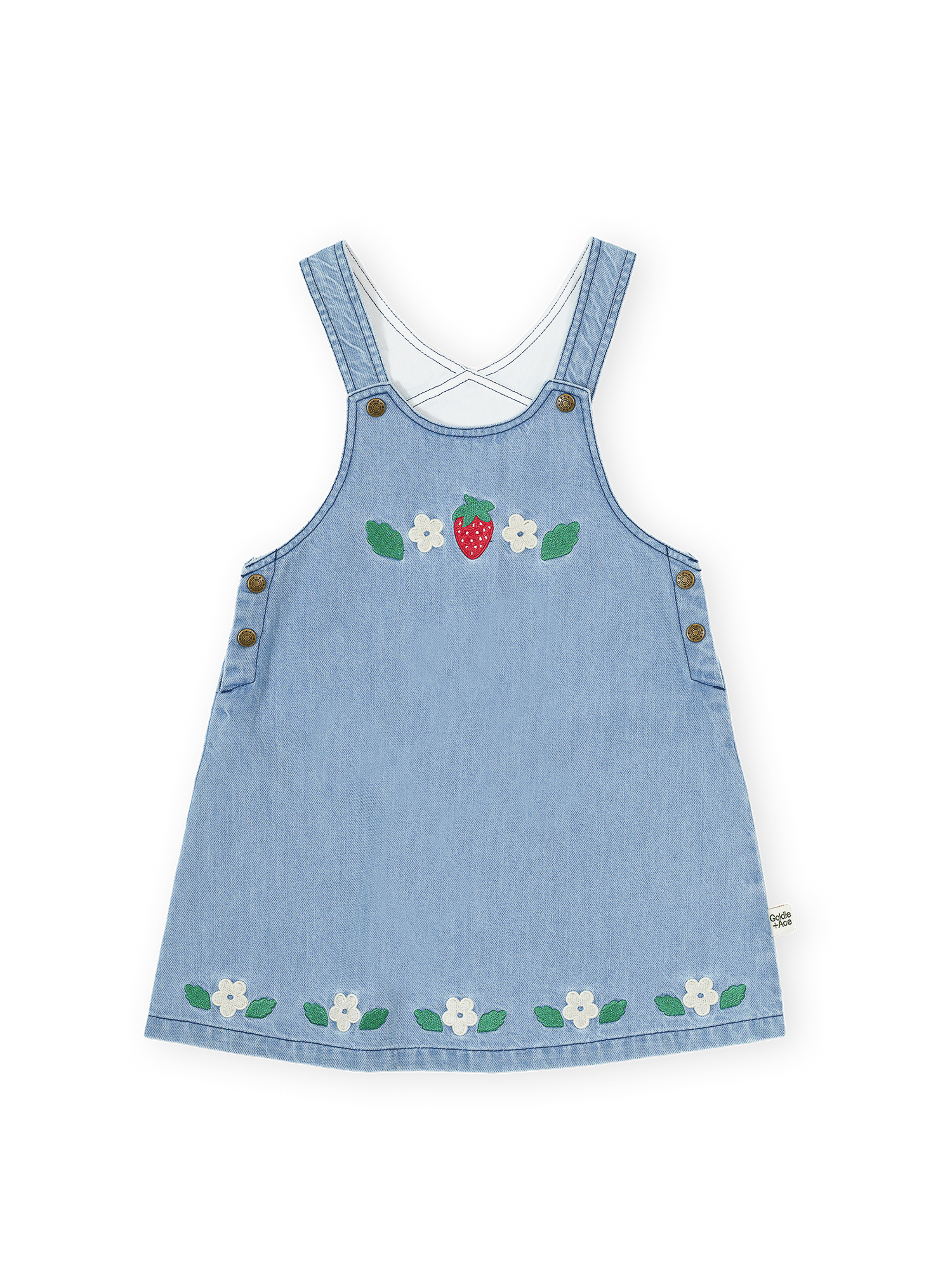 Wild Strawberry Pinafore Dress