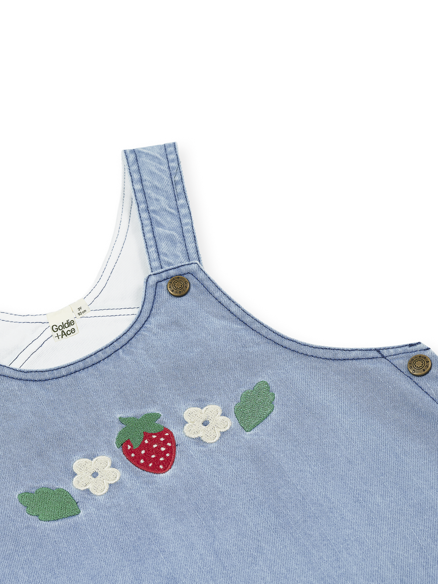 Wild Strawberry Pinafore Dress