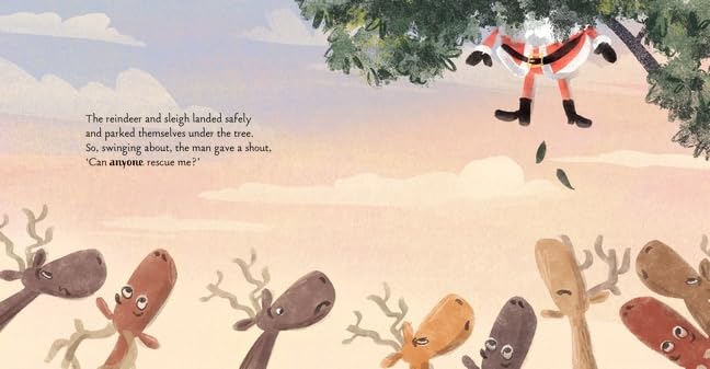 Walker When Santa Got Stuck In A Gum Tree - Picture Book