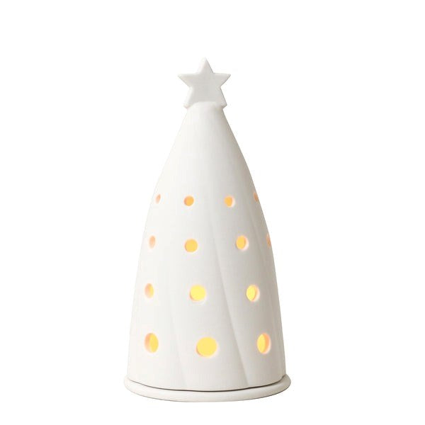 Tree Tea Light Holder - Twinkle Small White