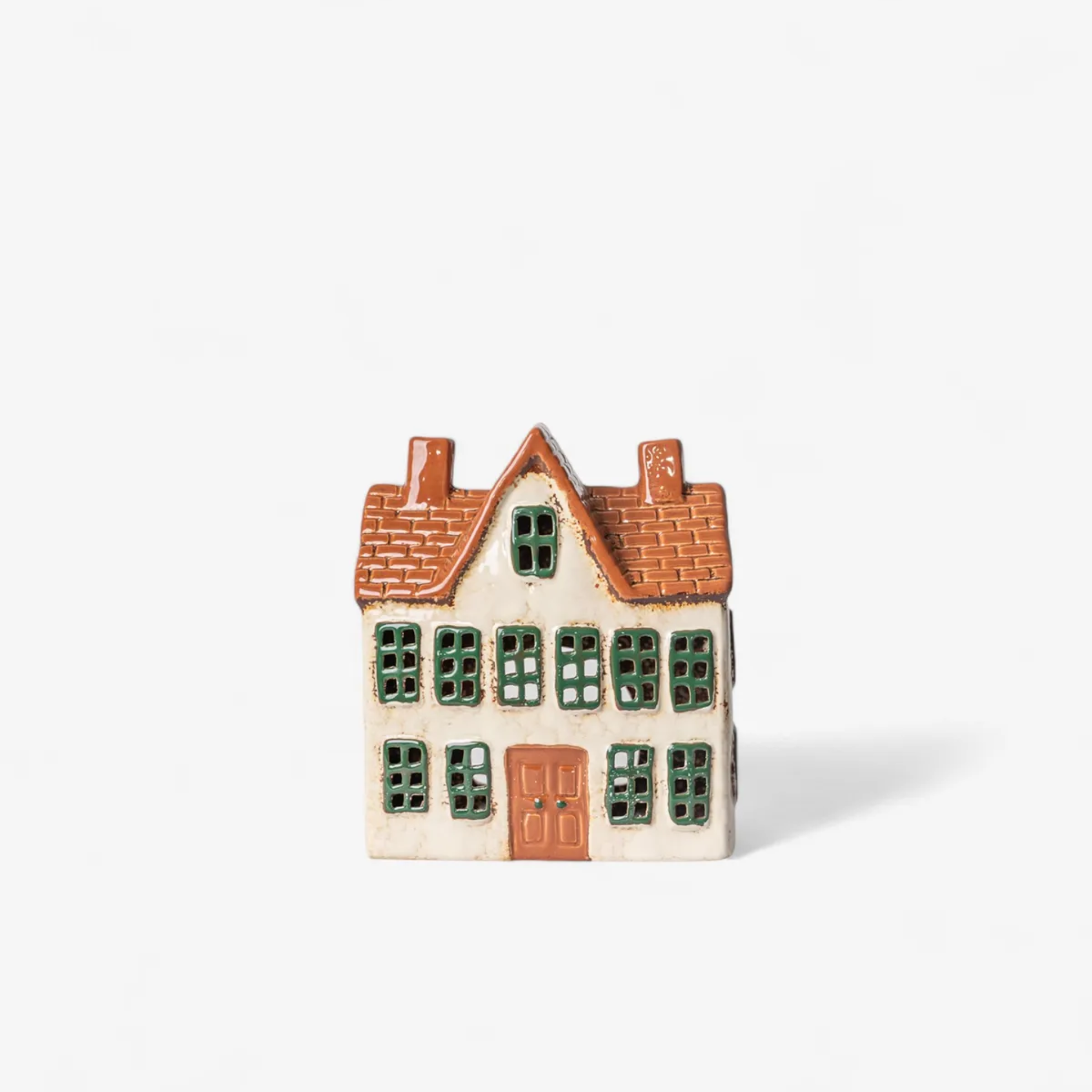 French Country Ceramic Tea Light House - Cotswolds Manor