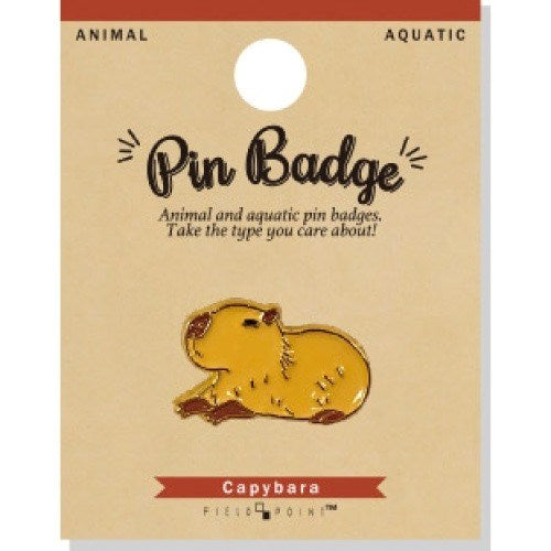 Animal Pin Badge Capybara